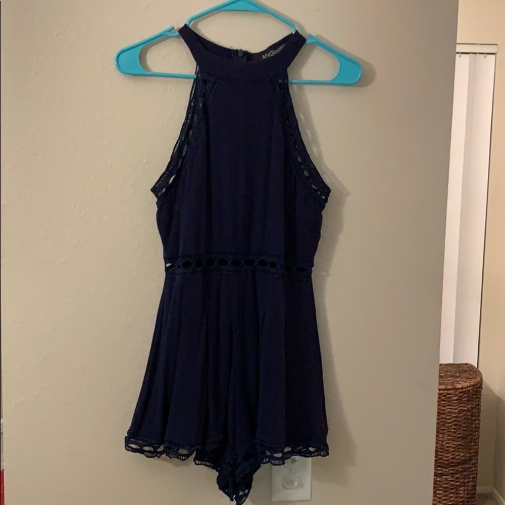Navy blue romper